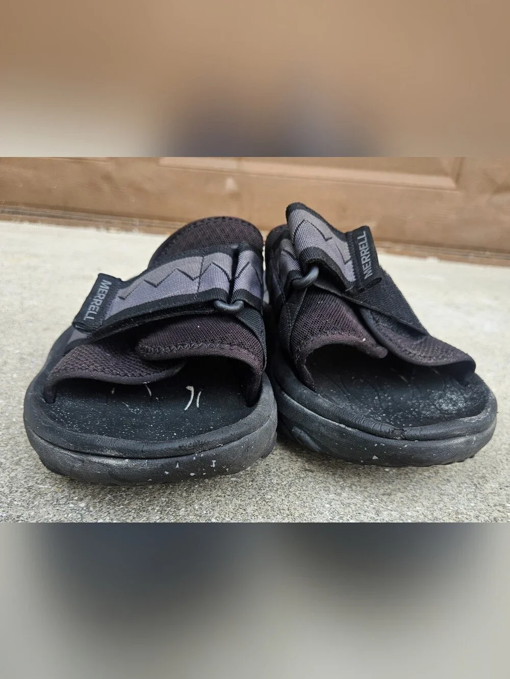 Merrell Men's Hut Ultra Slide Sandal J005307 Size US 8 UK 7 EUR 41 Black Used